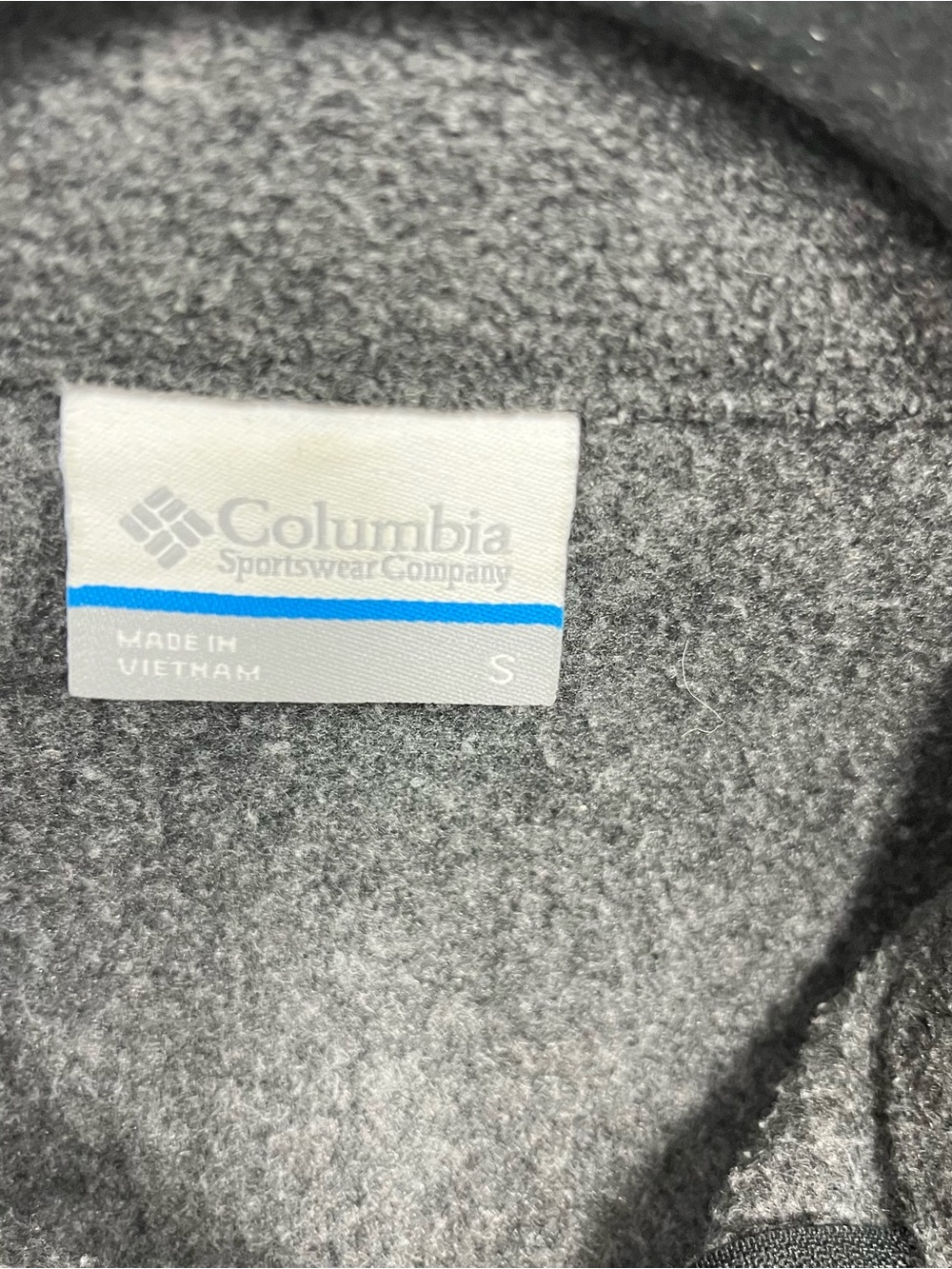 Columbia Women's Charcoal Gray Full-Zip Fleece Jacket Size Small - Picture 3 of 7